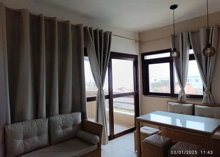 Flat Malua - Apartamento Pe Na Areia Com Vista Mar Taiba-Ce