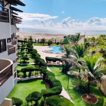 Flat Malua - Apartamento Pe Na Areia Com Vista Mar Taiba-Ce Exterior photo